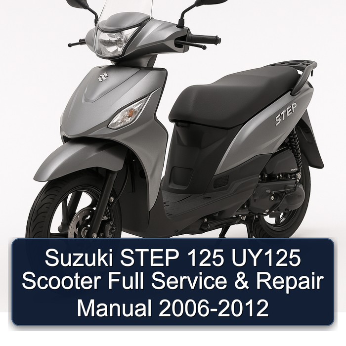 Suzuki STEP 125 UY125 Scooter Full Service & Repair Manual 2006-2012