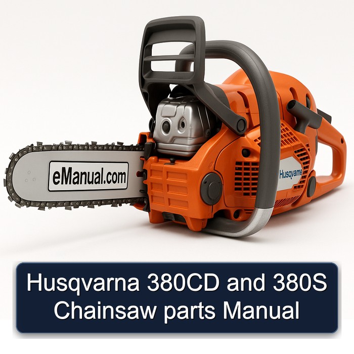 Husqvarna 380CD and 380S Chainsaw parts Manual