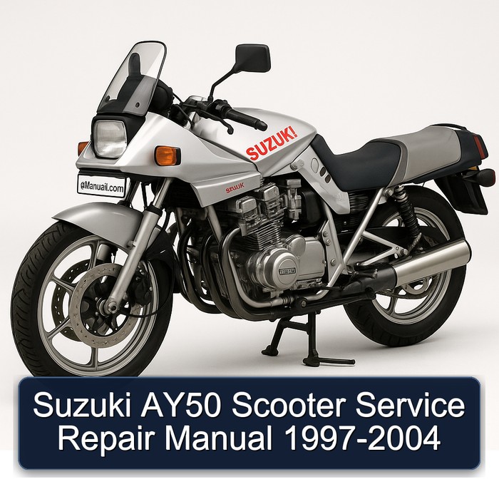 Suzuki AY50 Scooter Service Repair Manual 1997-2004