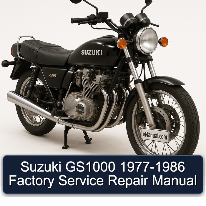 Suzuki GS1000 1977-1986 Factory Service Repair Manual