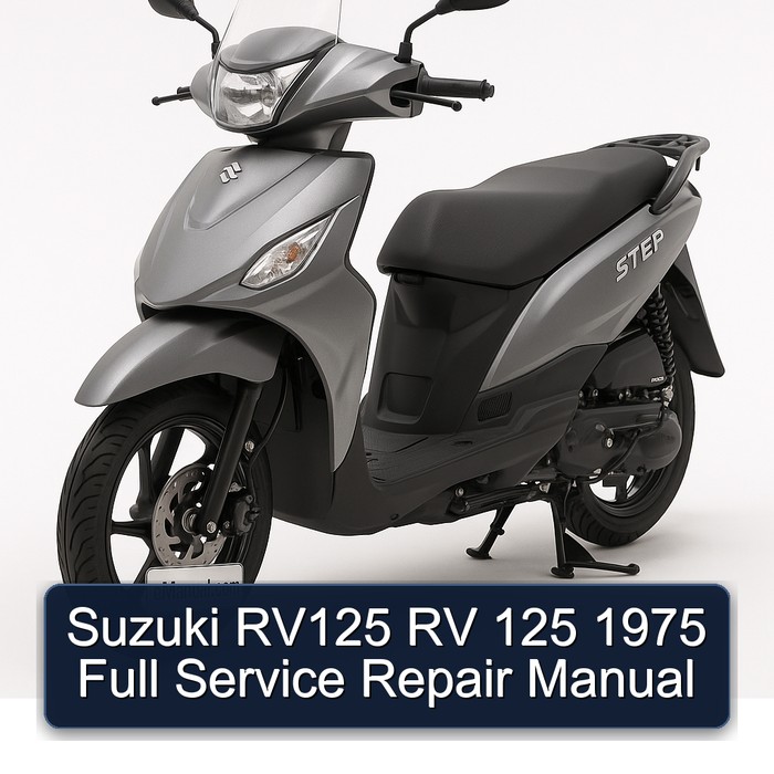 Suzuki RV125 RV 125 1975 Full Service Repair Manual