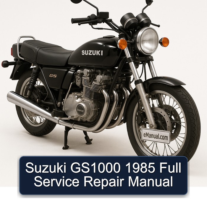 Suzuki GS1000 1985 Full Service Repair Manual