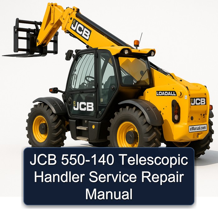 JCB 550-140 Telescopic Handler Service Repair Manual