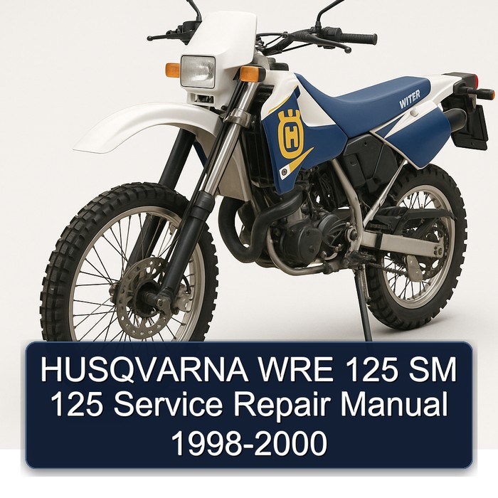 HUSQVARNA WRE 125 SM 125 Service Repair Manual 1998-2000