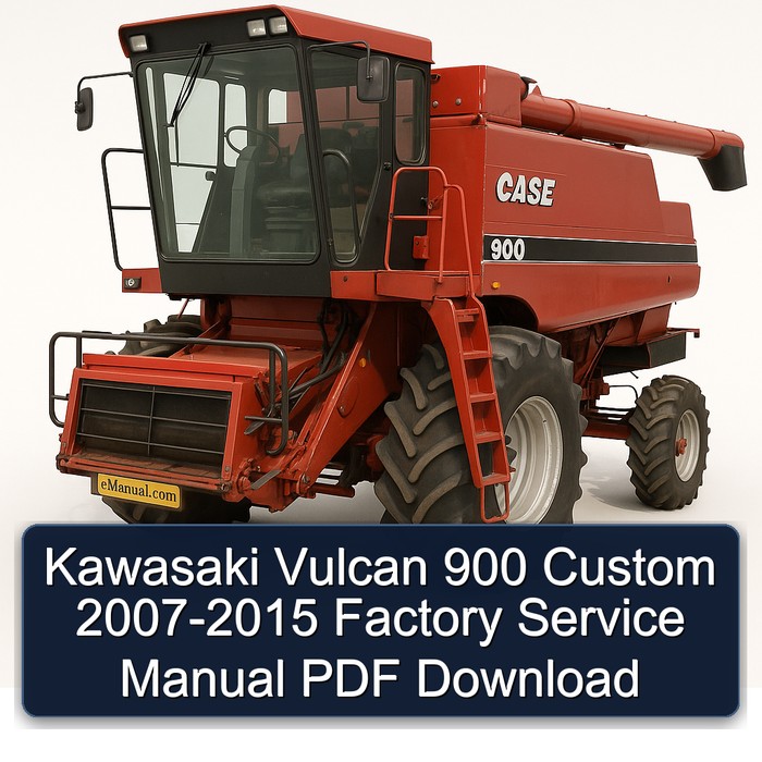 Kawasaki Vulcan 900 Custom 2007-2015 Factory Service Manual PDF Download