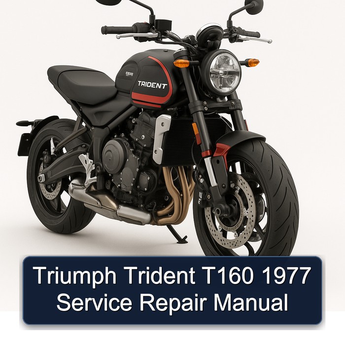 Triumph Trident T160 1977 Service Repair Manual