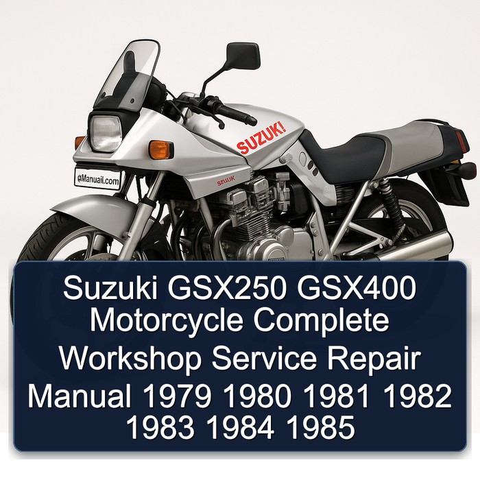 Suzuki GSX250 GSX400 Motorcycle Complete Workshop Service Repair Manual 1979 1980 1981 1982 1983 1984 1985