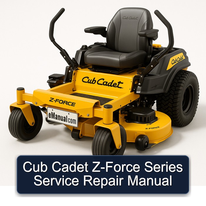 Cub Cadet Z-Force Series Service Repair Manual