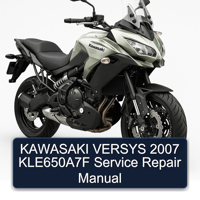 KAWASAKI VERSYS 2007 KLE650A7F Service Repair Manual