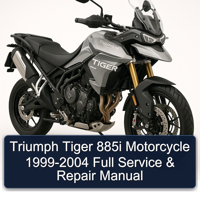 Triumph Tiger 885i Motorcycle 1999-2004 Full Service & Repair Manual