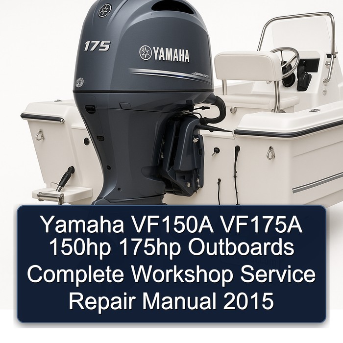 Yamaha VF150A VF175A 150hp 175hp Outboards Complete Workshop Service Repair Manual 2015