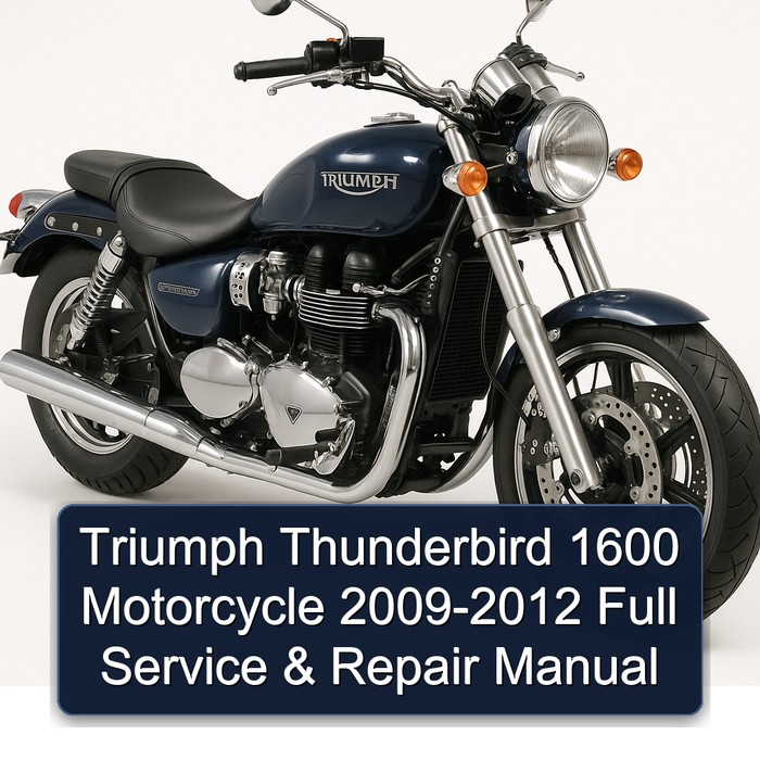 Triumph Thunderbird 1600 Motorcycle 2009-2012 Full Service & Repair Manual