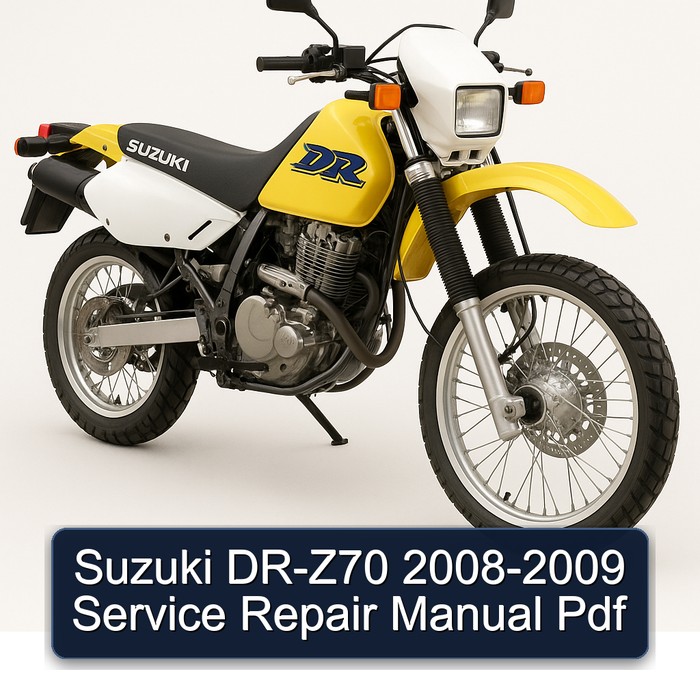 Suzuki DR-Z70 2008-2009 Service Repair Manual Pdf