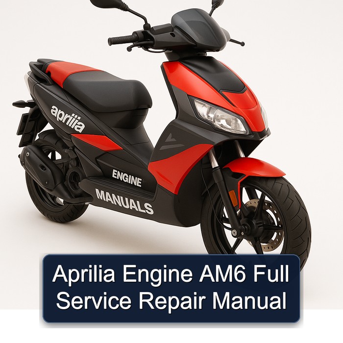 Aprilia Engine AM6 Full Service Repair Manual