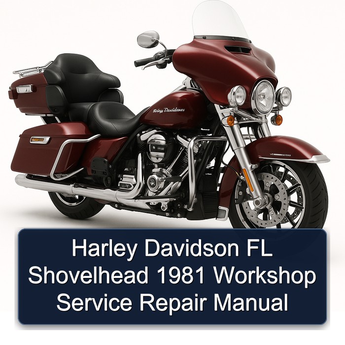 Harley Davidson FL Shovelhead 1981 Workshop Service Repair Manual