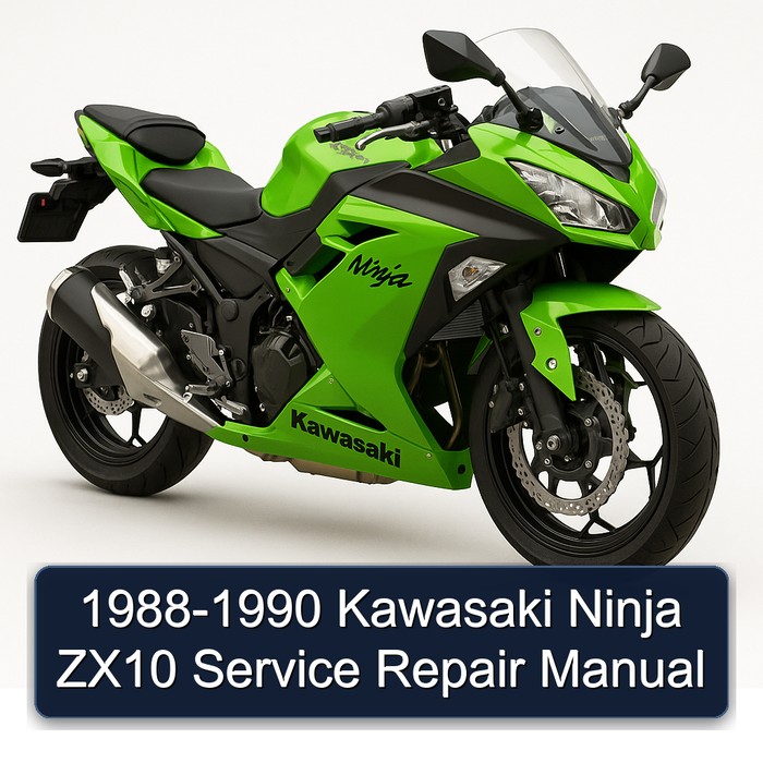 1988-1990 Kawasaki Ninja ZX10 Service Repair Manual
