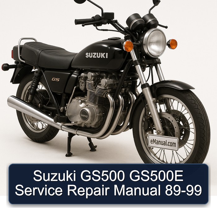 Suzuki GS500 GS500E Service Repair Manual 89-99
