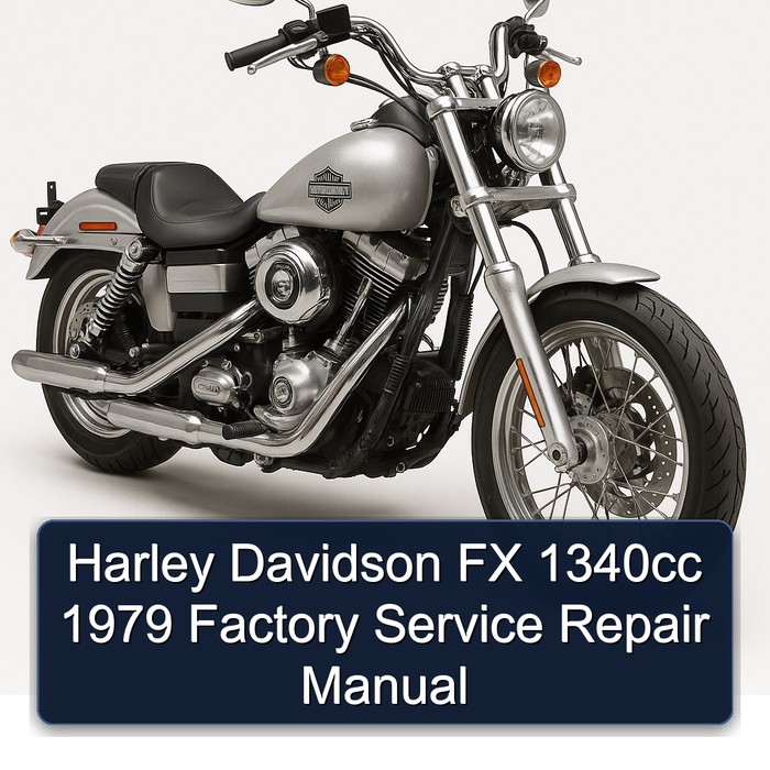 Harley Davidson FX 1340cc 1979 Factory Service Repair Manual