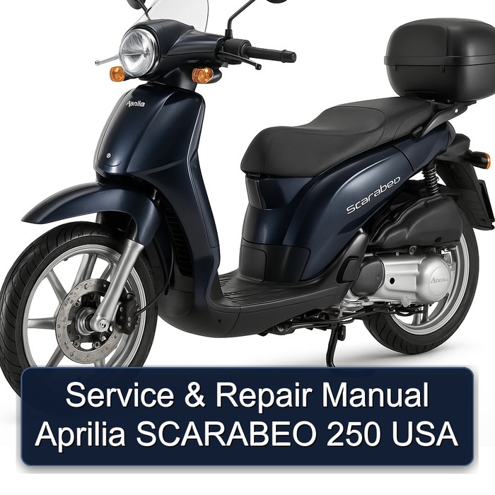 Service & Repair Manual Aprilia SCARABEO 250 USA