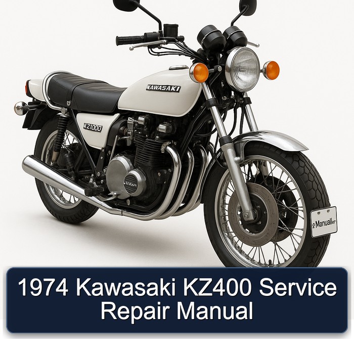 1974 Kawasaki KZ400 Service Repair Manual
