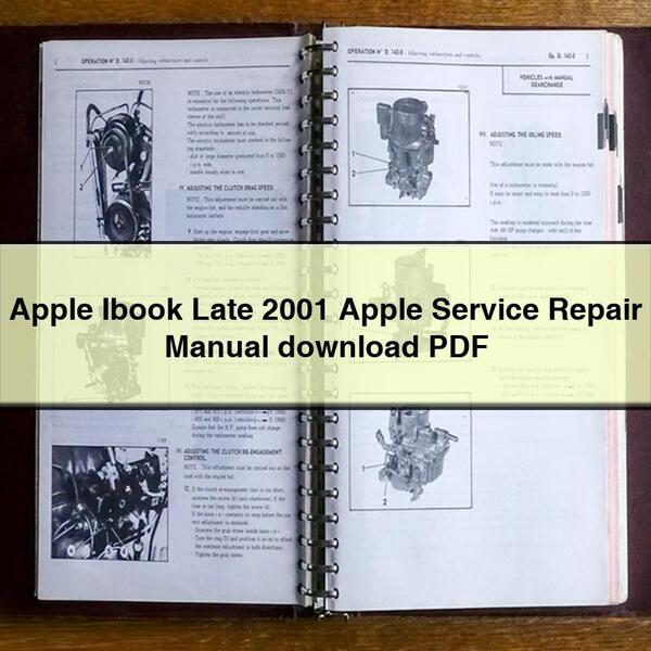 Apple Ibook Late 2001 Apple Service Repair Manual download