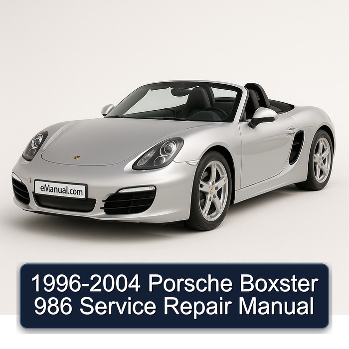 1996-2004 Porsche Boxster 986 Service Repair Manual