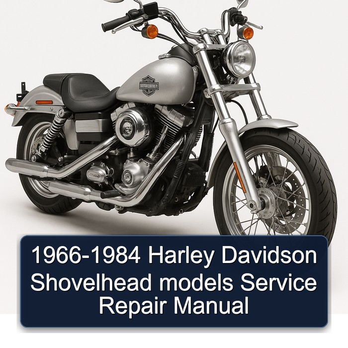 1966-1984 Harley Davidson Shovelhead models Service Repair Manual