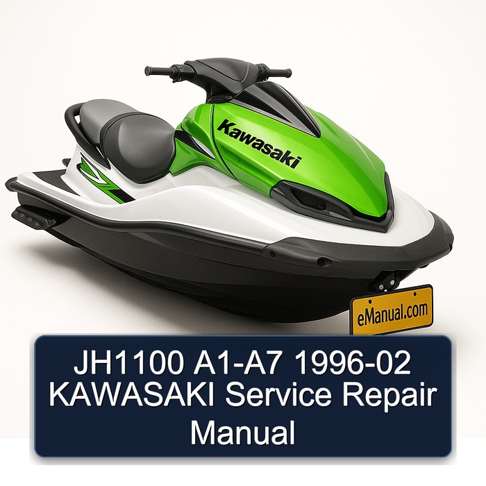 JH1100 A1-A7 1996-02 KAWASAKI Service Repair Manual
