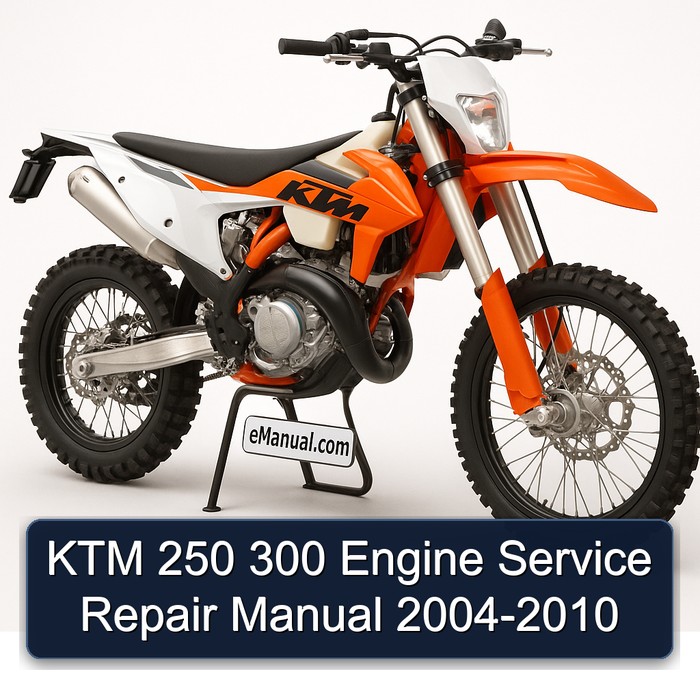 KTM 250 300 Engine Service Repair Manual 2004-2010