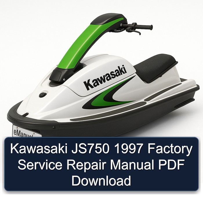 Kawasaki JS750 1997 Factory Service Repair Manual PDF Download