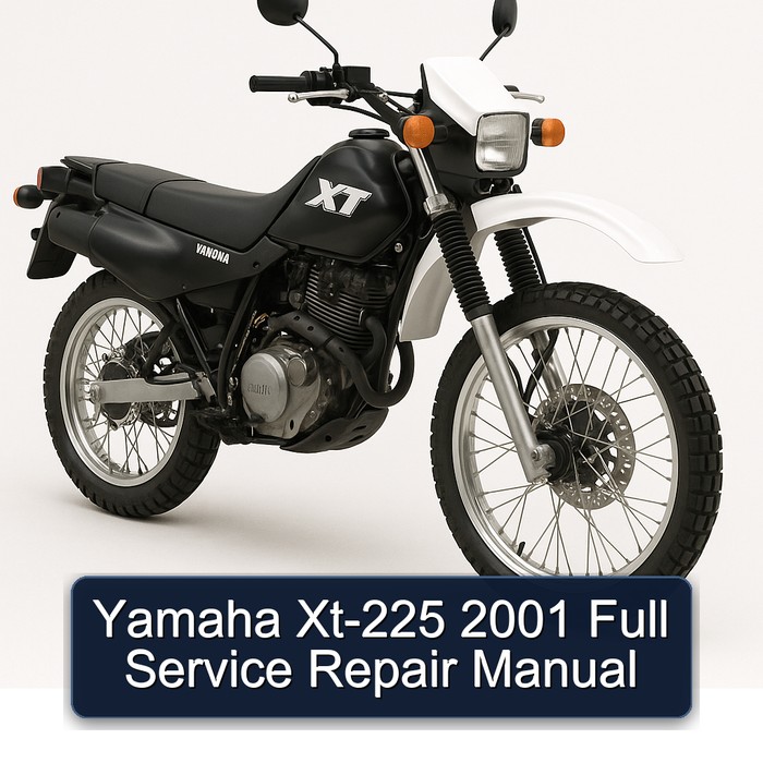 Yamaha Xt-225 2001 Full Service Repair Manual