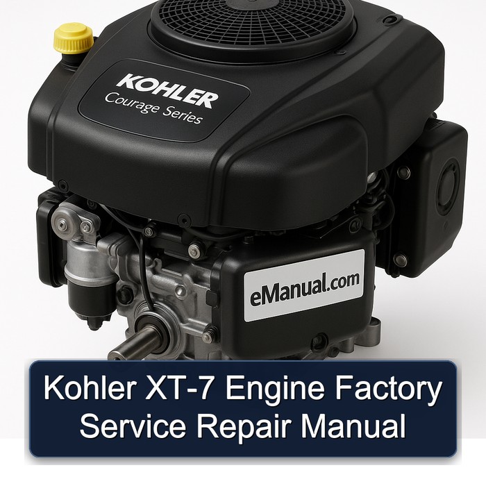 Kohler XT-7 Engine Factory Service Repair Manual