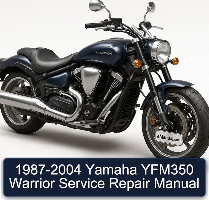 1987-2004 Yamaha YFM350 Warrior Service Repair Manual