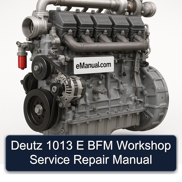 Deutz 1013 E BFM Workshop Service Repair Manual