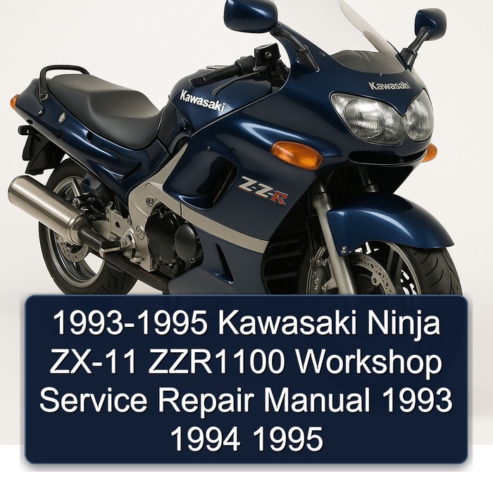1993-1995 Kawasaki Ninja ZX-11 ZZR1100 Workshop Service Repair Manual 1993 1994 1995