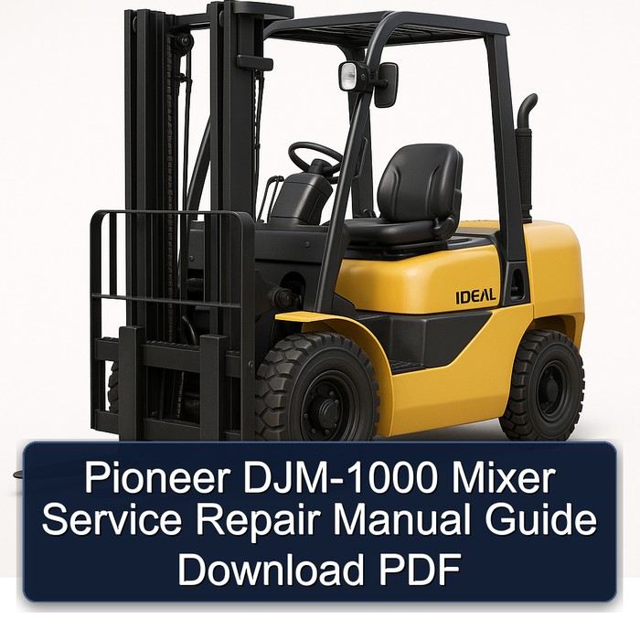 Pioneer DJM-1000 Mixer Service Repair Manual Guide Download PDF