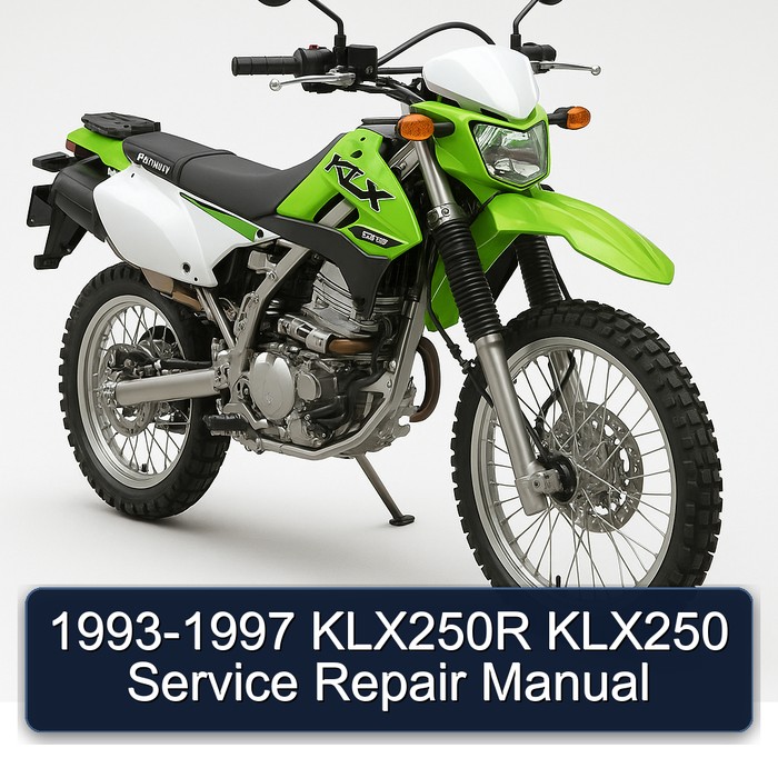 1993-1997 KLX250R KLX250 Service Repair Manual