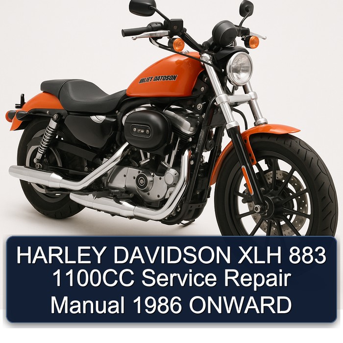 HARLEY DAVIDSON XLH 883 1100CC Service Repair Manual 1986 ONWARD