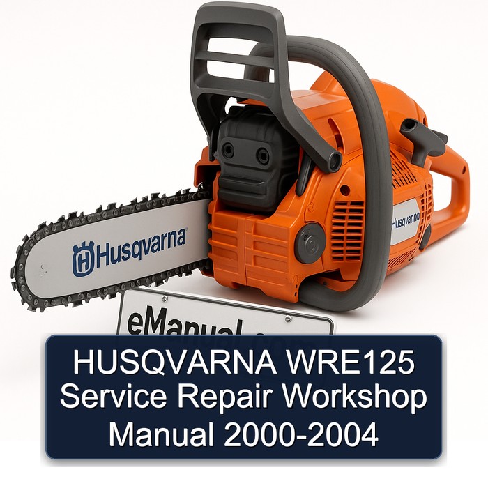 HUSQVARNA WRE125 Service Repair Workshop Manual 2000-2004