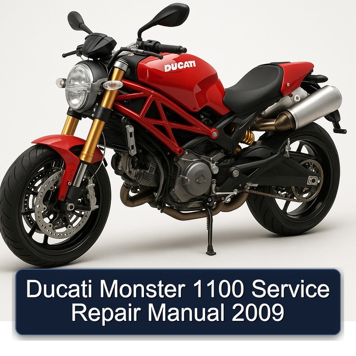 Ducati Monster 1100 Service Repair Manual 2009