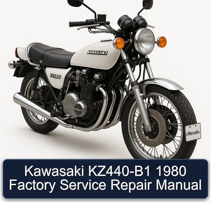 Kawasaki KZ440-B1 1980 Factory Service Repair Manual