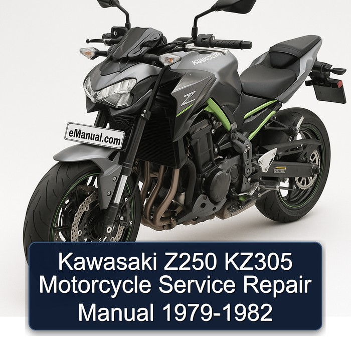 Kawasaki Z250 KZ305 Motorcycle Service Repair Manual 1979-1982