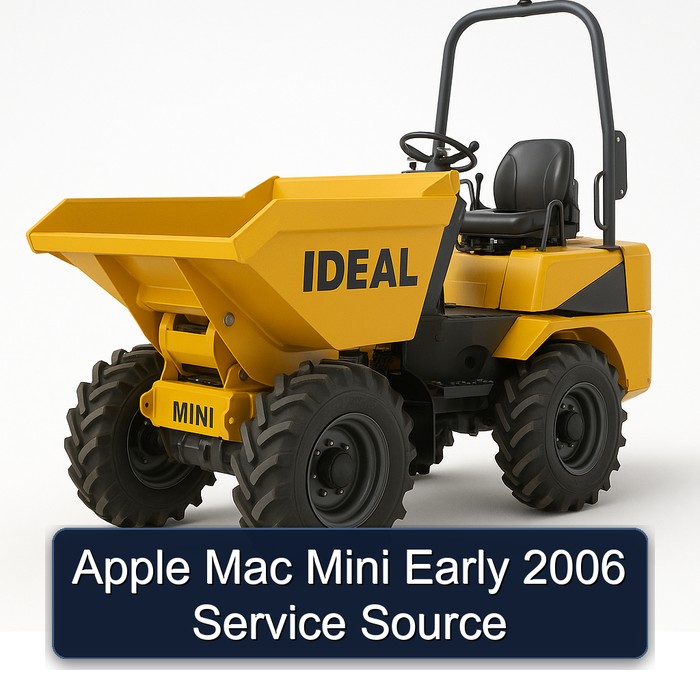Apple Mac Mini Early 2006 Service Source