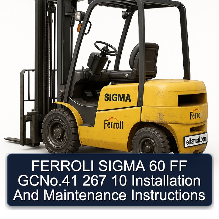 FERROLI SIGMA 60 FF GCNo.41 267 10 Installation And Maintenance Instructions