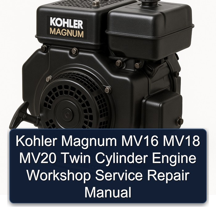 Kohler Magnum MV16 MV18 MV20 Twin Cylinder Engine Workshop Service Repair Manual