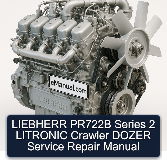 LIEBHERR PR722B Series 2 LITRONIC Crawler DOZER Service Repair Manual