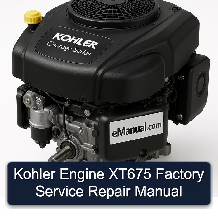 Kohler Engine XT675 Factory Service Repair Manual