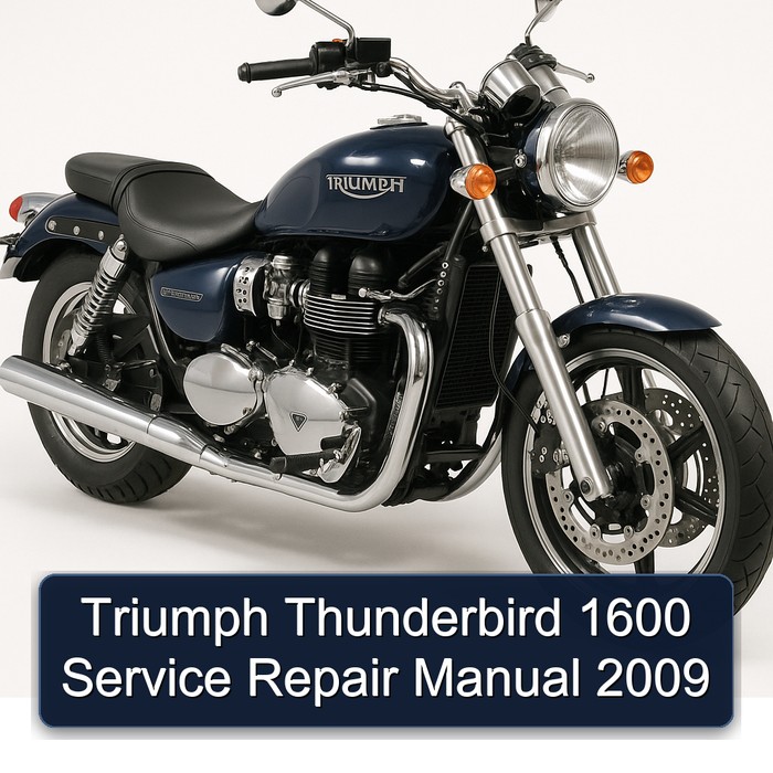 Triumph Thunderbird 1600 Service Repair Manual 2009