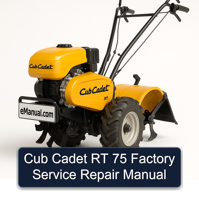 Cub Cadet RT 75 Factory Service Repair Manual