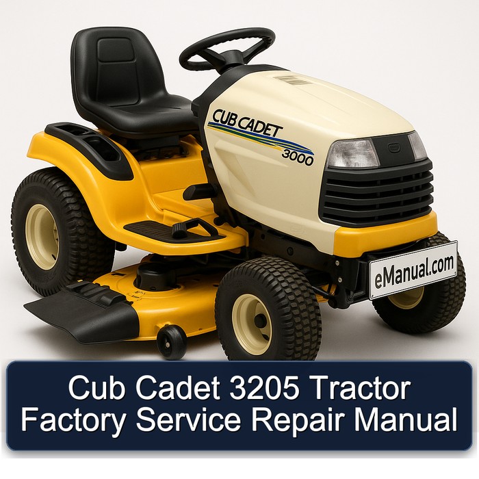 Cub Cadet 3205 Tractor Factory Service Repair Manual